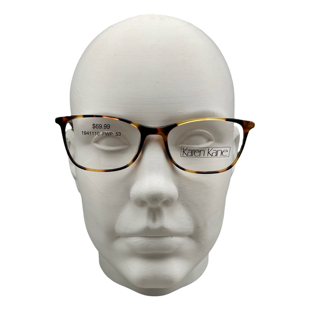 Karen Kane Bunda Tortoise Gold Eyeglasses Frames 53-17-140 1941110 FWP 53